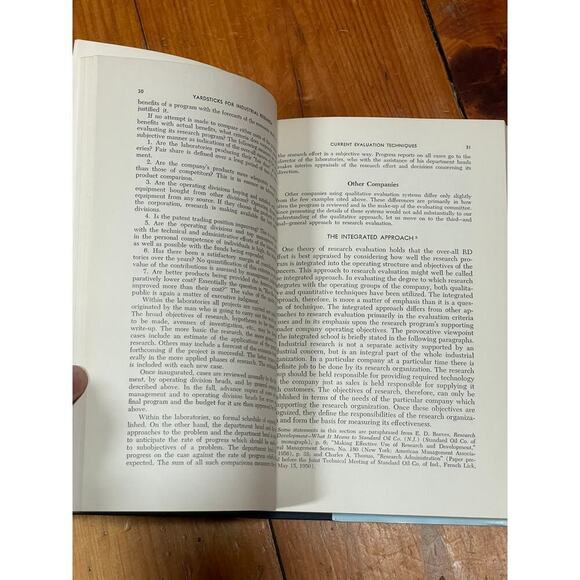 Yardsticks for industrial research Book. Har Cover. James Quinn.1959.Ronald Pres - Picture 7 of 7